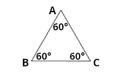 Gleichseitiges Dreieck △ABC